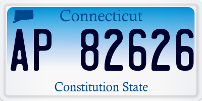 CT license plate AP82626