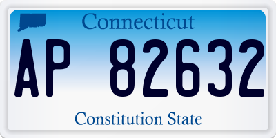 CT license plate AP82632