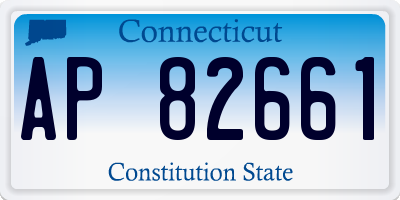 CT license plate AP82661
