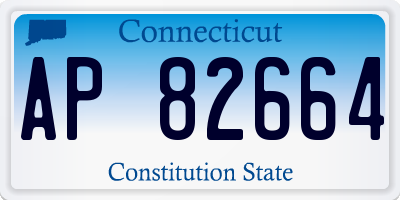CT license plate AP82664