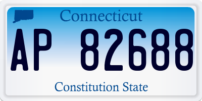 CT license plate AP82688