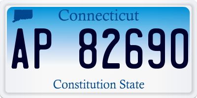 CT license plate AP82690