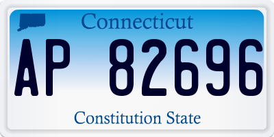 CT license plate AP82696