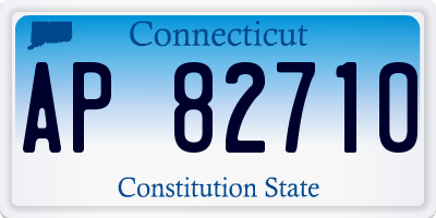 CT license plate AP82710