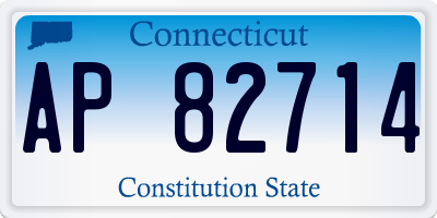 CT license plate AP82714