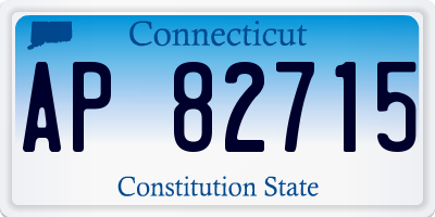 CT license plate AP82715