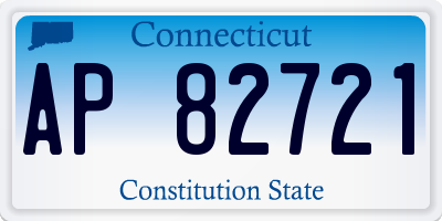 CT license plate AP82721