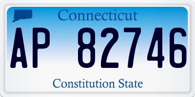 CT license plate AP82746