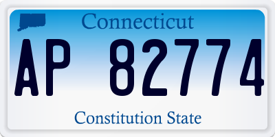 CT license plate AP82774