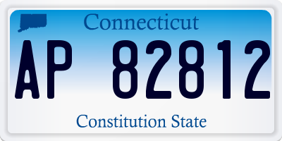 CT license plate AP82812