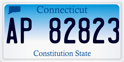 CT license plate AP82823