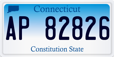 CT license plate AP82826