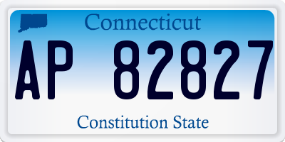 CT license plate AP82827