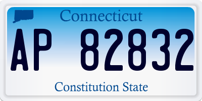 CT license plate AP82832