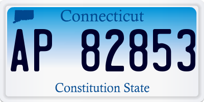 CT license plate AP82853