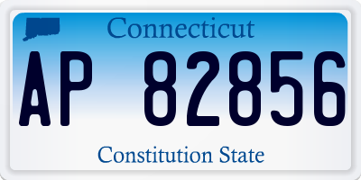 CT license plate AP82856