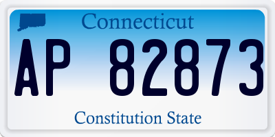 CT license plate AP82873