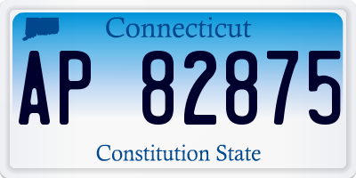 CT license plate AP82875