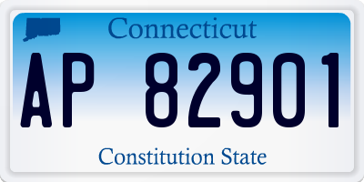 CT license plate AP82901