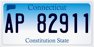 CT license plate AP82911