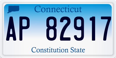CT license plate AP82917
