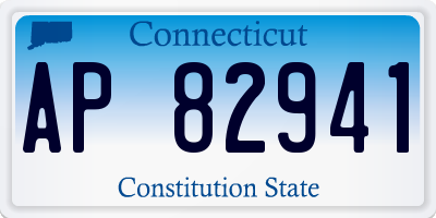 CT license plate AP82941