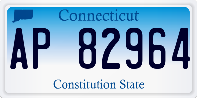 CT license plate AP82964