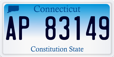 CT license plate AP83149