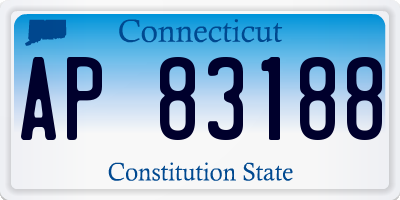 CT license plate AP83188