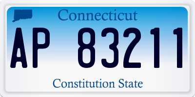 CT license plate AP83211