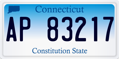 CT license plate AP83217