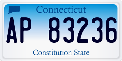 CT license plate AP83236