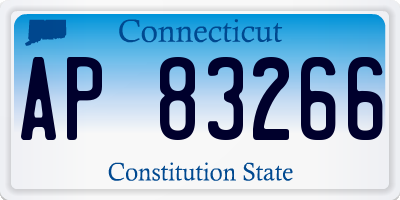 CT license plate AP83266