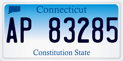 CT license plate AP83285