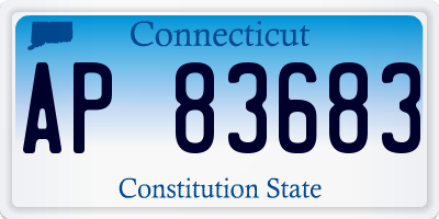 CT license plate AP83683