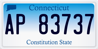 CT license plate AP83737