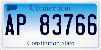 CT license plate AP83766