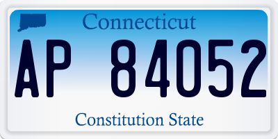CT license plate AP84052