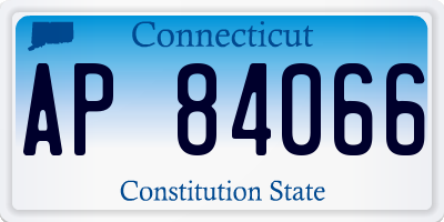 CT license plate AP84066