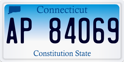 CT license plate AP84069