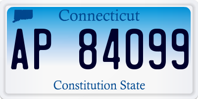 CT license plate AP84099