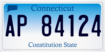 CT license plate AP84124