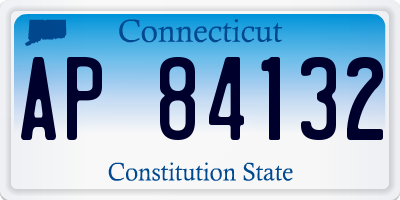 CT license plate AP84132