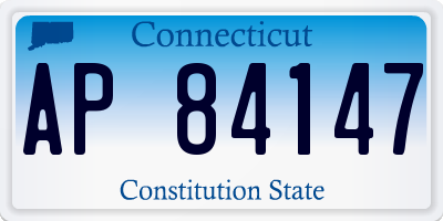 CT license plate AP84147