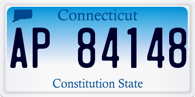 CT license plate AP84148