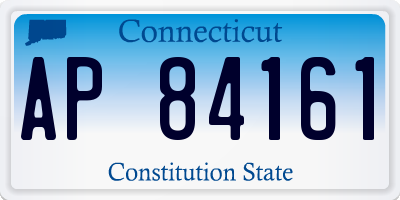 CT license plate AP84161