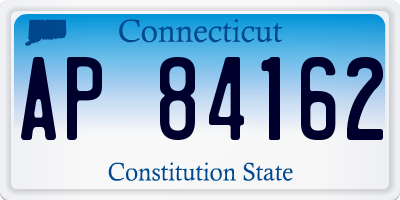 CT license plate AP84162