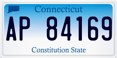 CT license plate AP84169