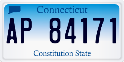 CT license plate AP84171