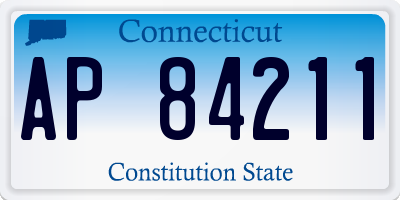 CT license plate AP84211